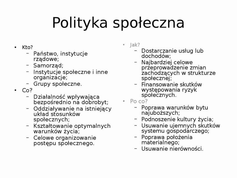 Zrozumienie polityki społecznej – klucz do lepszego życia społecznego